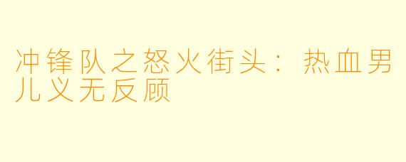 冲锋队之怒火街头：热血男儿义无反顾