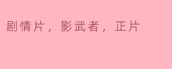 剧情片，影武者，正片