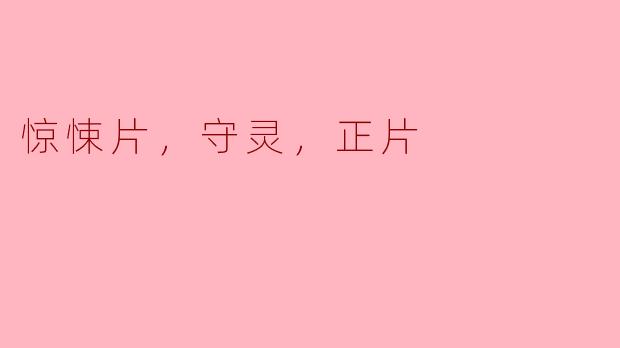 惊悚片，守灵，正片