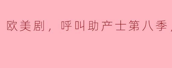 欧美剧，呼叫助产士第八季，全9集