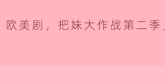 欧美剧，把妹大作战第二季，全10集