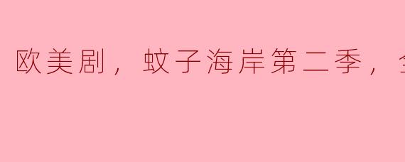 欧美剧，蚊子海岸第二季，全10集
