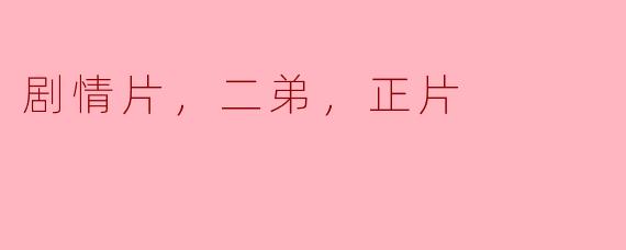 ### 二弟：一部触动心灵的剧情片