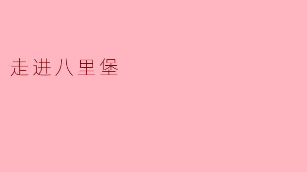 走进八里堡