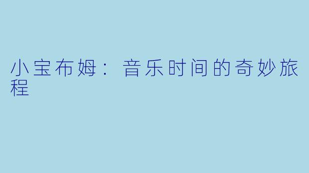 小宝布姆：音乐时间的奇妙旅程