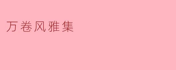 万卷风雅集