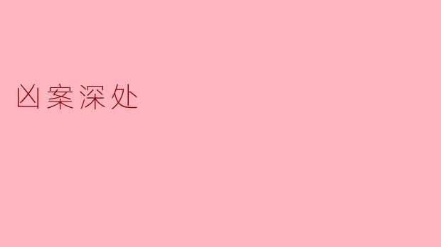 在《凶案深处》中，主角是如何逐步揭开案件真相的？