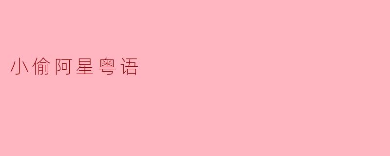 小偷阿星在故事中表现了什么样的性格呢？