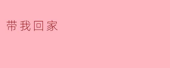 带我回家