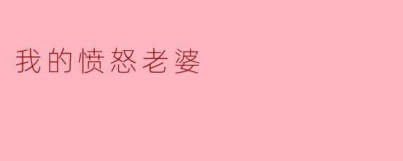 我的愤怒老婆