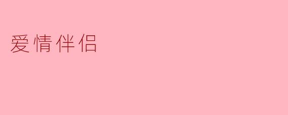 爱情伴侣