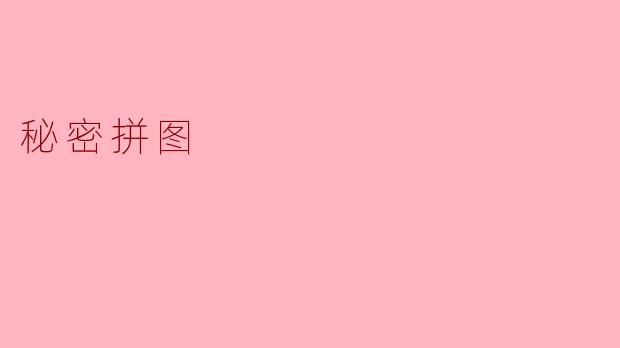 秘密拼图