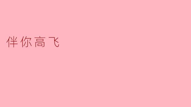 伴你高飞