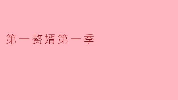 电视剧《第一赘婿第一季》的主要剧情是什么?