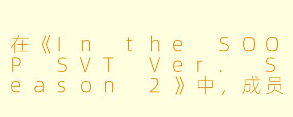 在《In the SOOP SVT Ver. Season 2》中，成员们都进行了哪些有趣的活动？