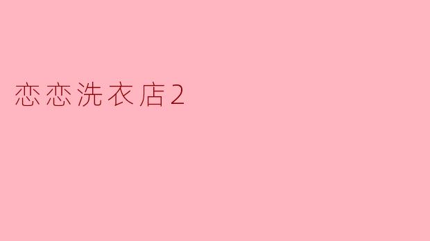恋恋洗衣店2