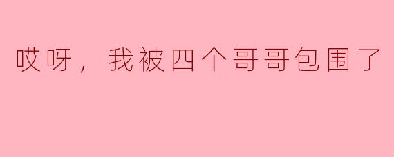 哎呀，我被四个哥哥包围了