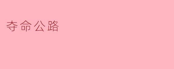 夺命公路