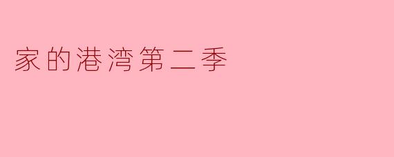 家的港湾第二季