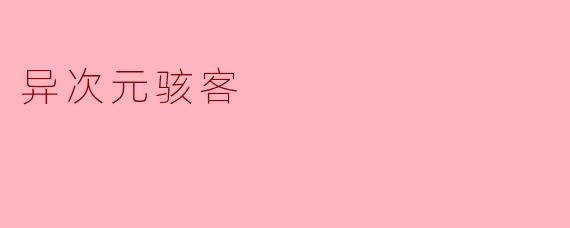异次元骇客
