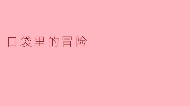 口袋里的冒险