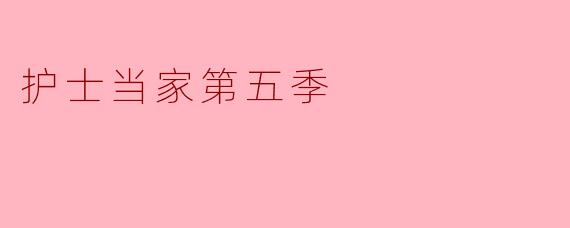 护士当家第五季